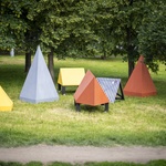 Jakub Musil (INTERMEDIA I AVU), Tent line. Foto: Landscape festival, Tomáš Zolotár