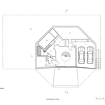 Dům na kopci nabízí hrátky se symetrií s nečekaným výsledkem. Zdroj: Tham & Videgård Arkitekter