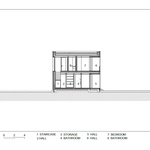 Kočka, pes a papoušek v čistém domě bez alergií. Hlavním materiálem je dřevo. Zdroj: OFIS Architects