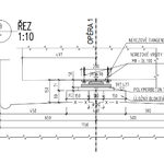 Detail uložení mostu. Autor: Michna&Perháč s.r.o.