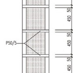 Obr. 1: Opláštění cihelného pilíře ocelovými profily. Zdroj: Ing. Jan Zima, Rekonstrukce památkových objektů-atelier statiky spol. s r.o.