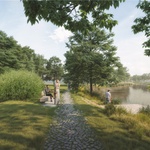 Břehy Staré Moravy v Hodoníně, 1. místo, MAAUS s.r.o.. Vítězné projekty ČKA. Zdroj: Česká komora architektů (ČKA) Břehy Staré Moravy v Hodoníně, 1. místo, MAAUS s.r.o.. Vítězné projekty ČKA. Zdroj: Česká komora architektů (ČKA)