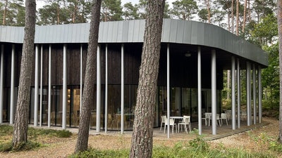 Architektura klidu mezi borovicemi Architektura klidu mezi borovicemi